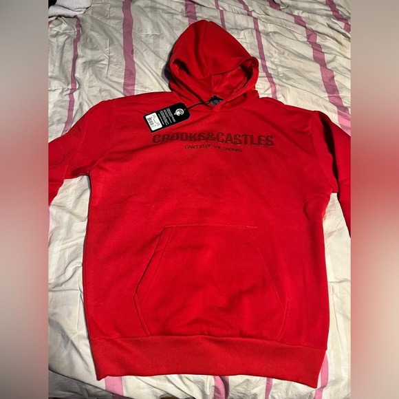 Crooks & Castles Other - Crooks and castles red essential hoodie